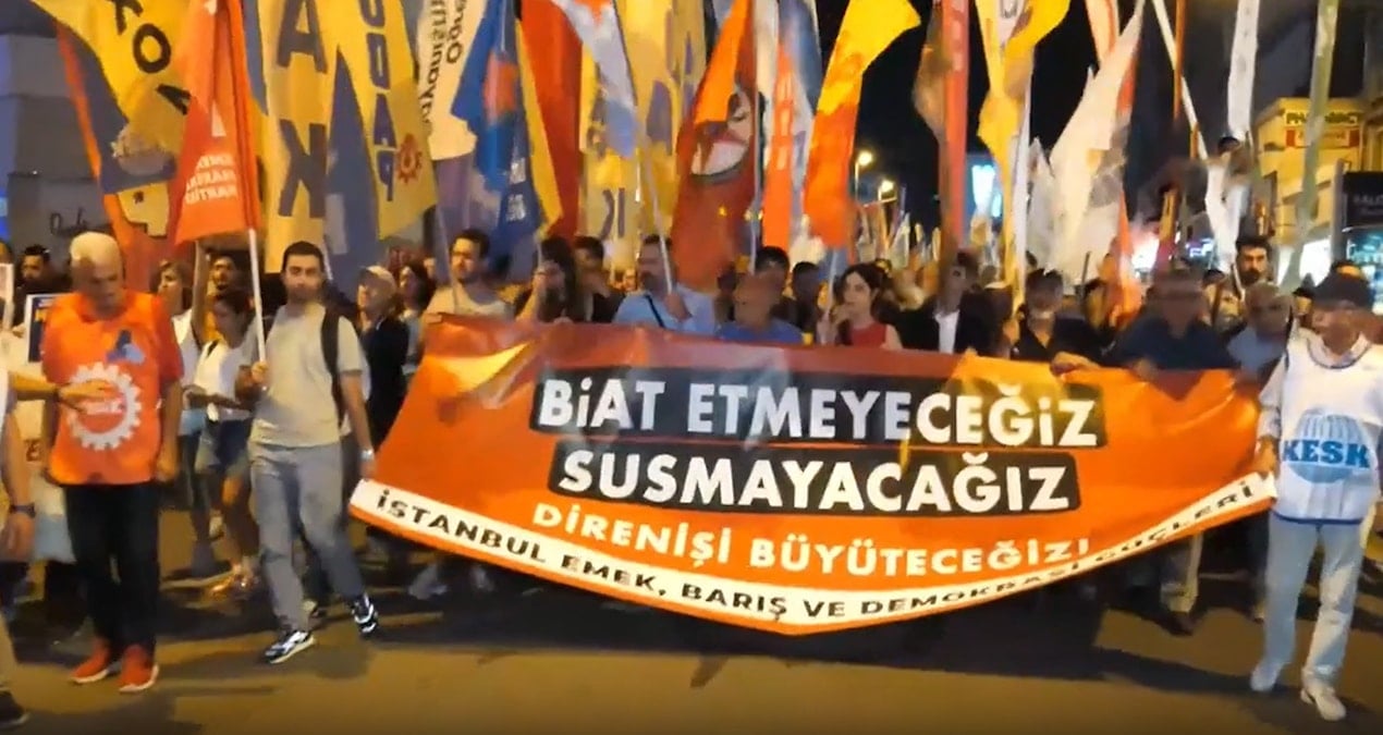 emek baris ve demokrasi gucleri chpye destek icin yurudu PSEdqs2Y